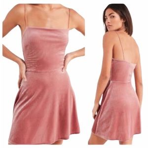 Urban outfitters velvet skater dress